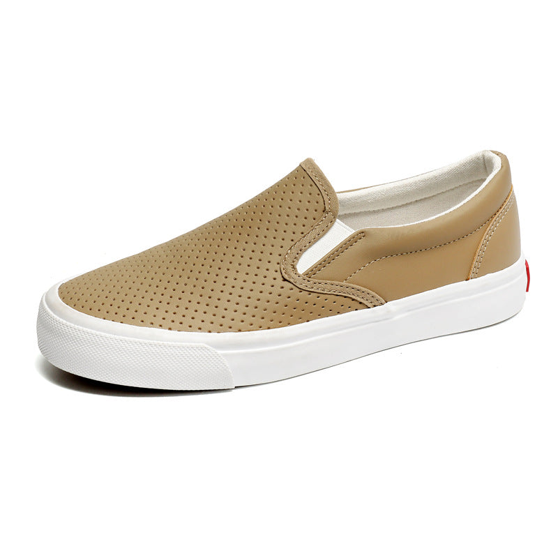 Korean-Style Breathable Slip-On Sneakers for Men and Women Couples