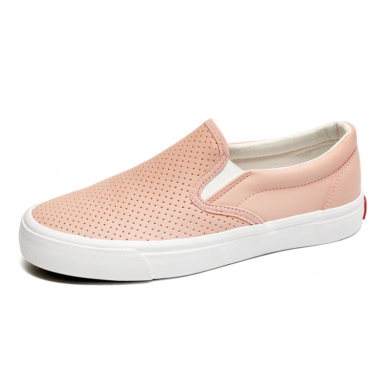 Korean-Style Breathable Slip-On Sneakers for Men and Women Couples