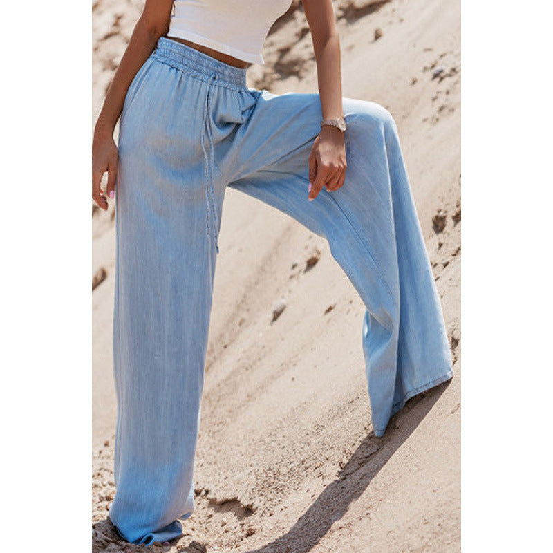 Women's Loose High Waist Wide Leg Jeans