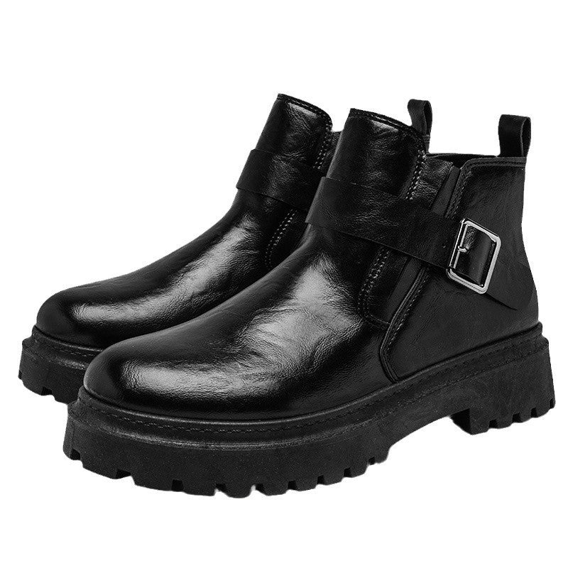 PU Leather Waterproof Outdoor Casual Martin Boots – High Quality Design