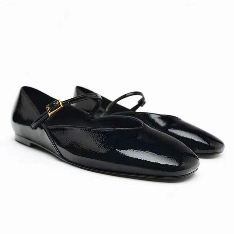 Patent Leather Mary Jane Ballet Flats