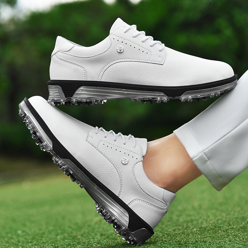 Men's PU Leather Golf Shoes - Non-Slip and Wear-Resistant