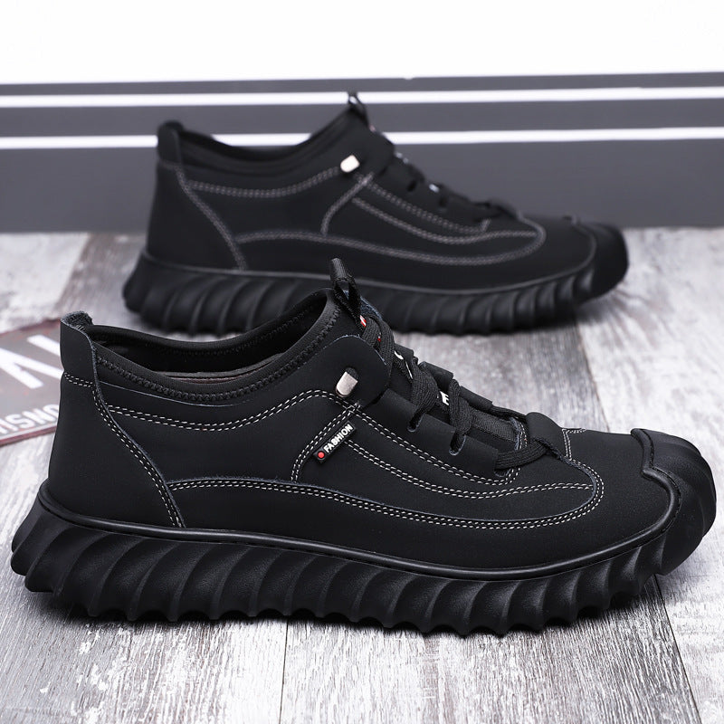 Men's Fashion Soft-Bottom Casual Sports Leather Shoes - New Arrival