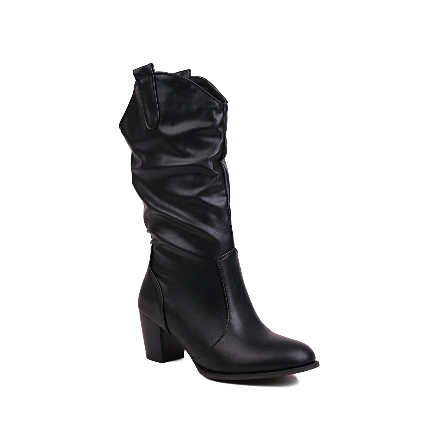 Simple Women's Fashionable Leather Boots