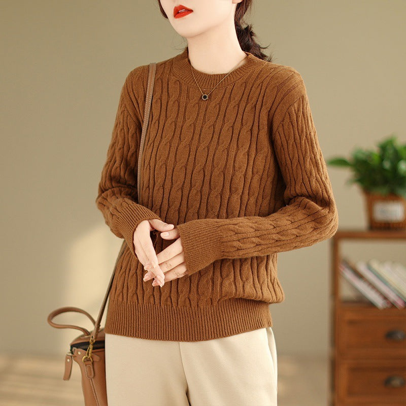 Western Style All-Match Outer and Inner Wear Sweater