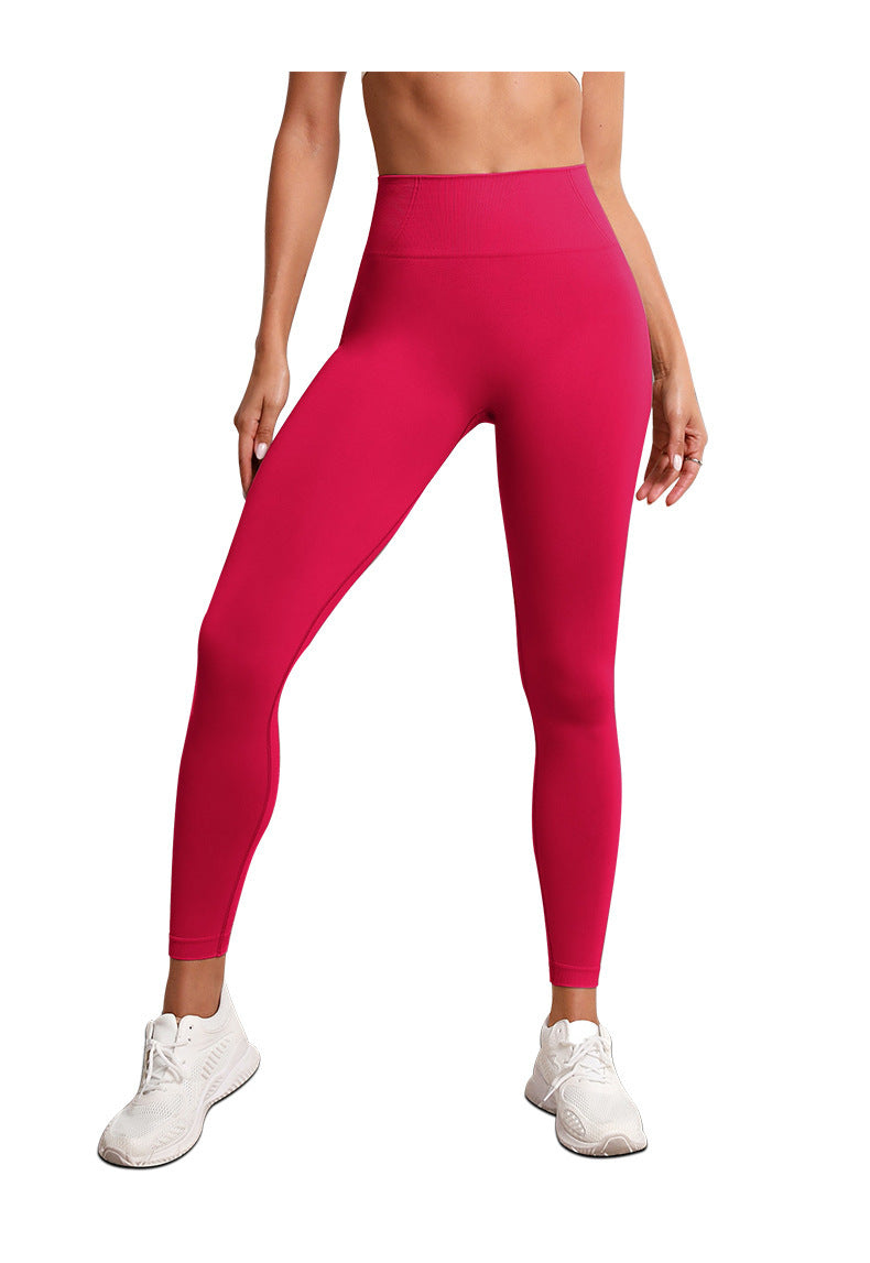 Fashionable High-Waist Hip-Raising Skinny Yoga Pants for Women