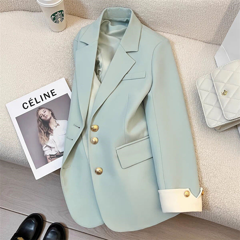 Spring & Autumn Multi-Color Fashionable Temperament Coat – Stylish & Versatile Outerwear