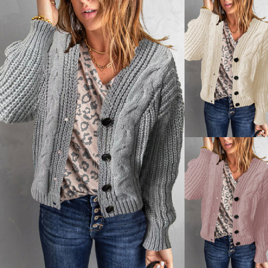 Women's Knit Sweater Cardigan Top