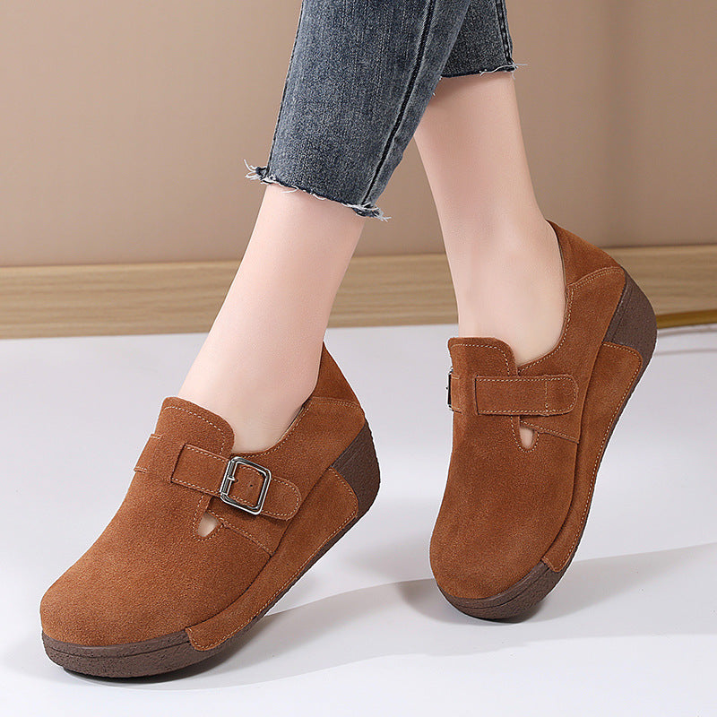 Plus Size Women's Slip-On Platform Shoes