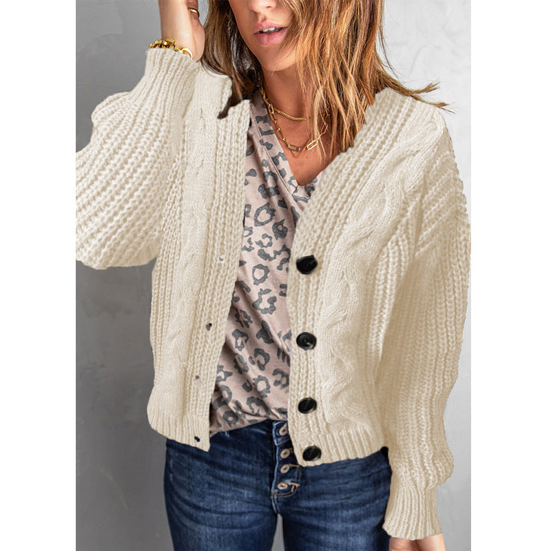 Women's Knit Sweater Cardigan Top