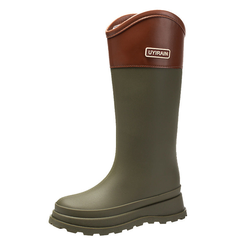 New Stylish High-Top Rain Boots – Outdoor Waterproof Design