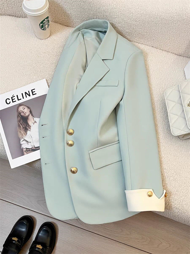 Spring & Autumn Multi-Color Fashionable Temperament Coat – Stylish & Versatile Outerwear