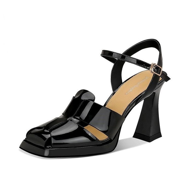 Women's Waterproof Platform Chunky Heel Sandals