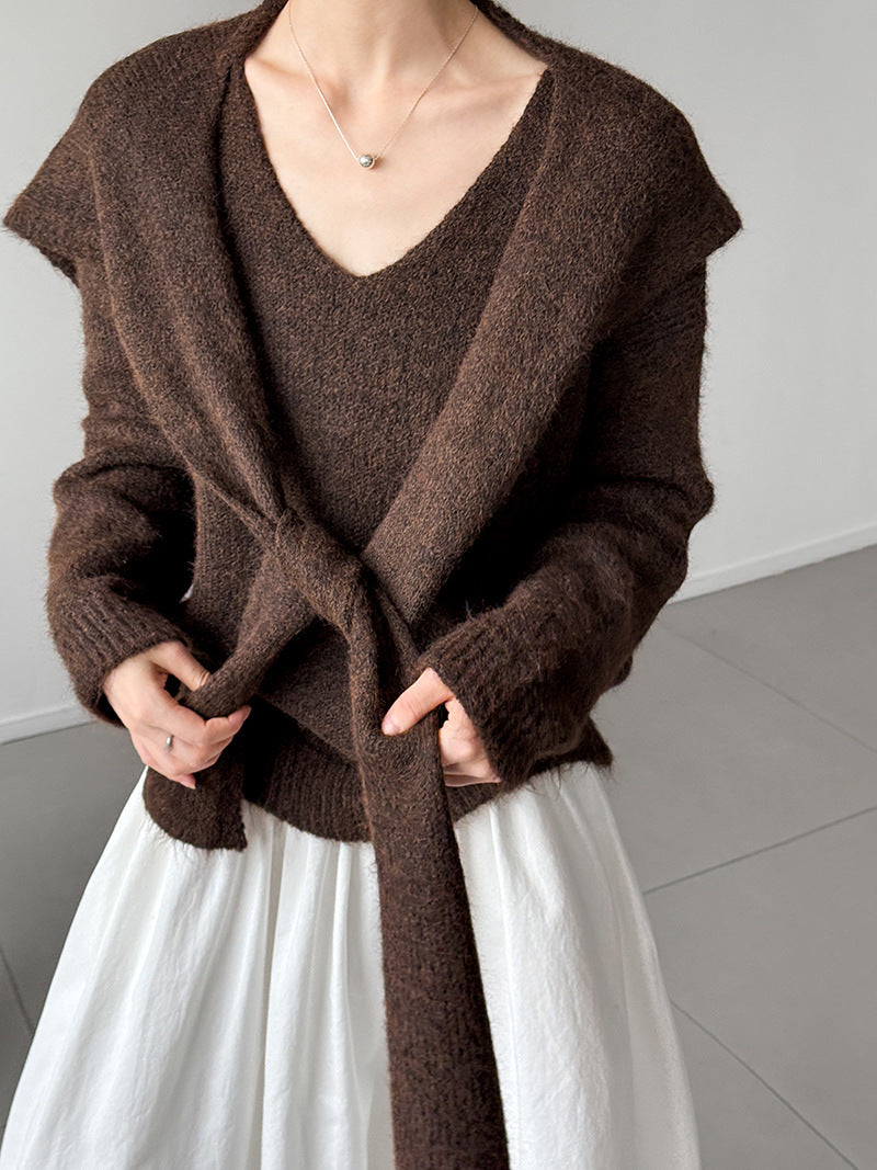 New Design Loose Lazy Style Wool Sweater