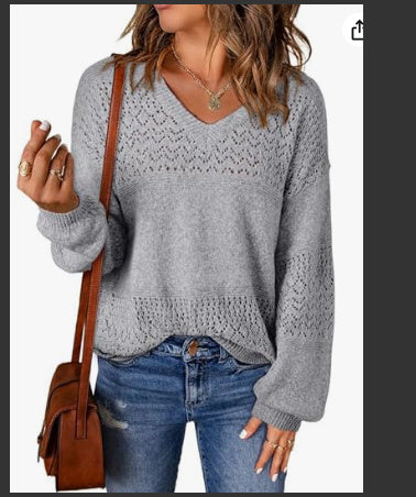 Women's Solid Color Sweater