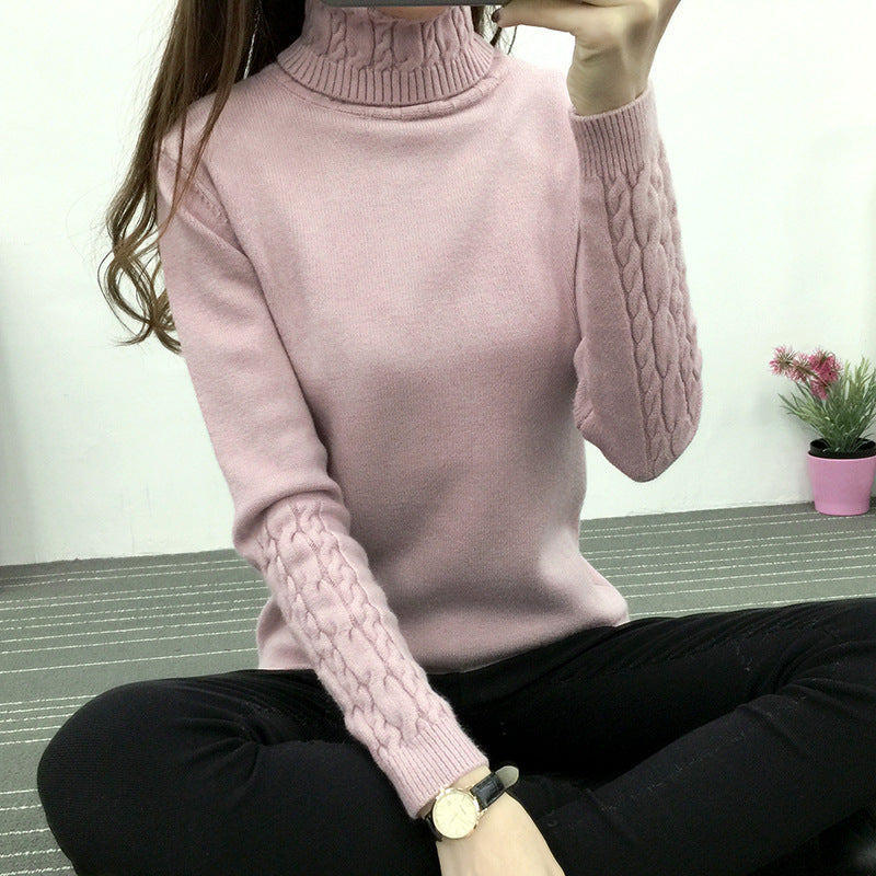 Women's Thickened Turtleneck Sweater Pullover