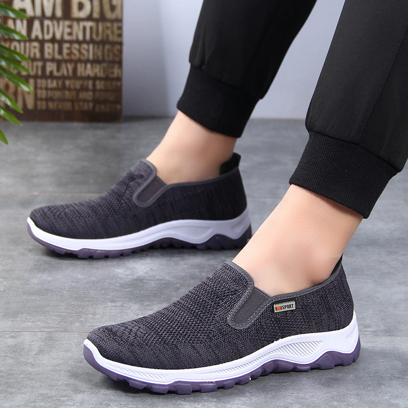 Spring And Autumn Vintage Cloth Shoes Middle-aged And Elderly Men's