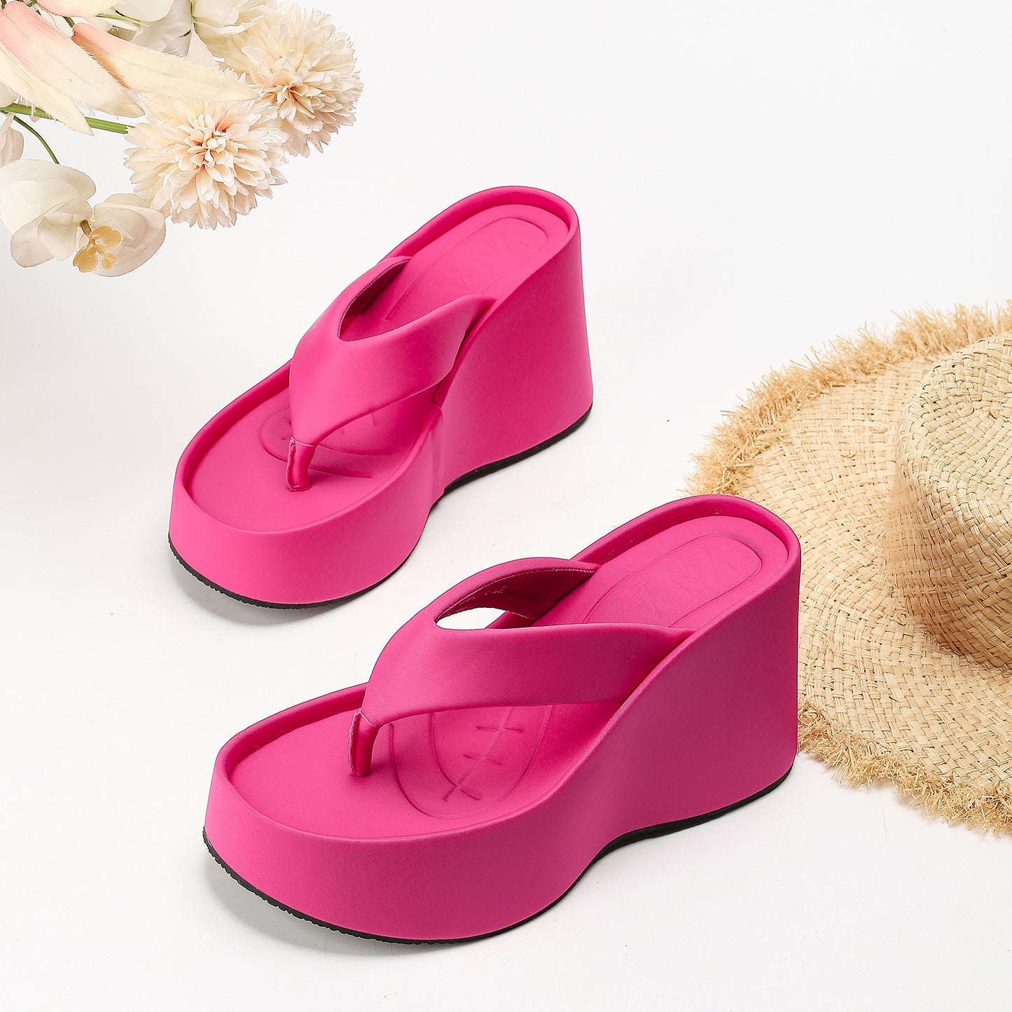 Women's Thick-Soled Sandals – Platform Slippers Inspired by American and African Styles