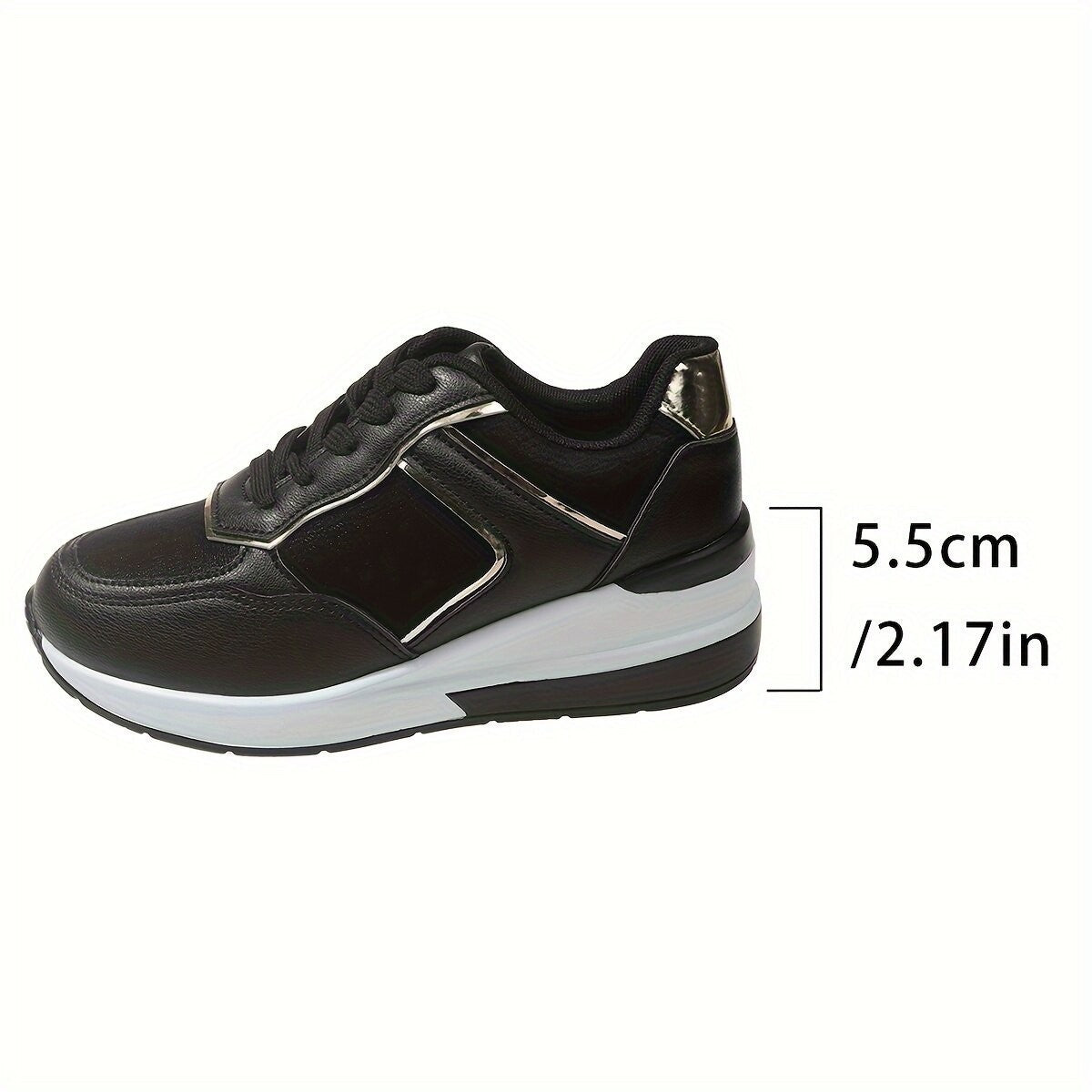 Fashionable Wedge Platform Leisure Sports Shoes for Women – Slim Design