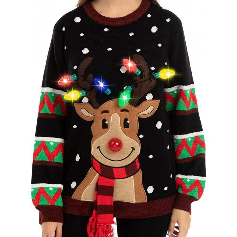 Christmas Elk Sweater – Novel Sweater with Festive Christmas Atmosphere