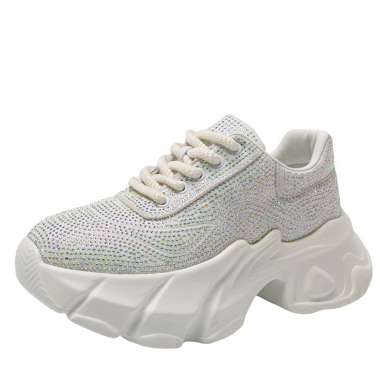 Women's Platform Sneakers with Lightweight Sole