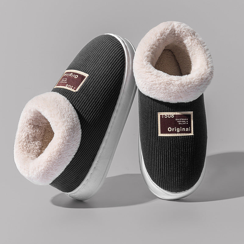 Women's Winter Cotton Slippers – Warm Postpartum Confinement Home Shoes