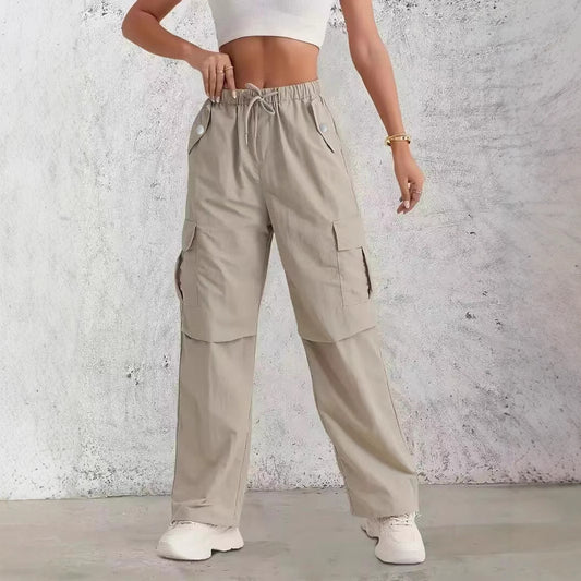 Women's Loose-Fit Straight Casual Pants