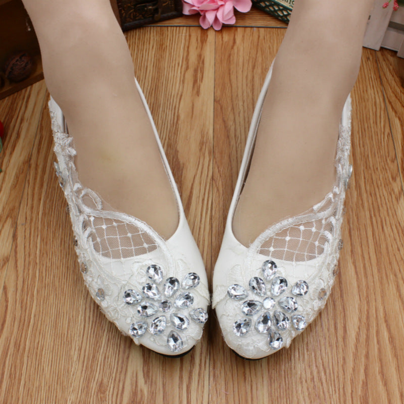 White Wedding Shoes for Girls – Elegant Bridal Footwear