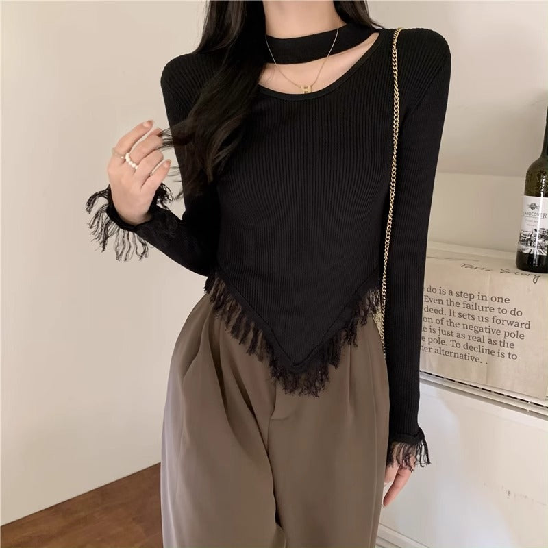 Women's Halter Bottoming Shirt for Autumn and Winter