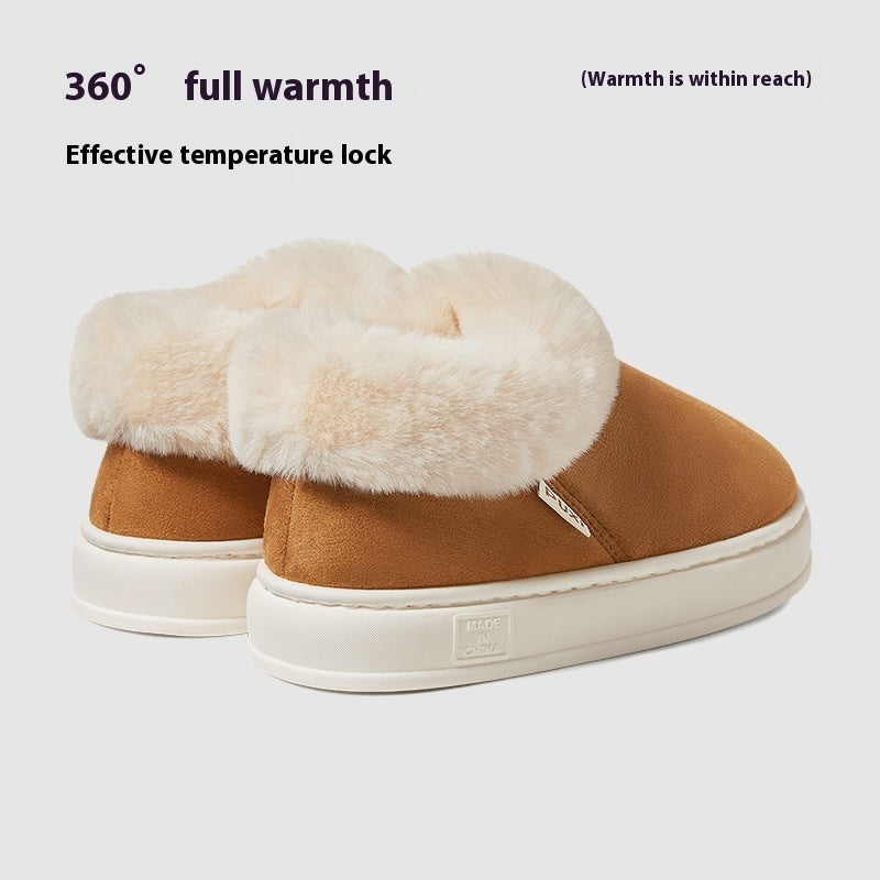 Winter Thick-Sole Padded Cotton Boots – Warm and Cozy