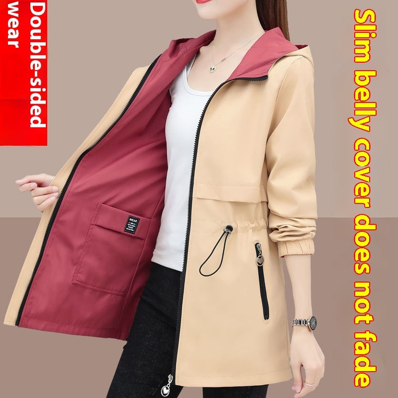 Women's Double-sided Trench Coat Mid-length