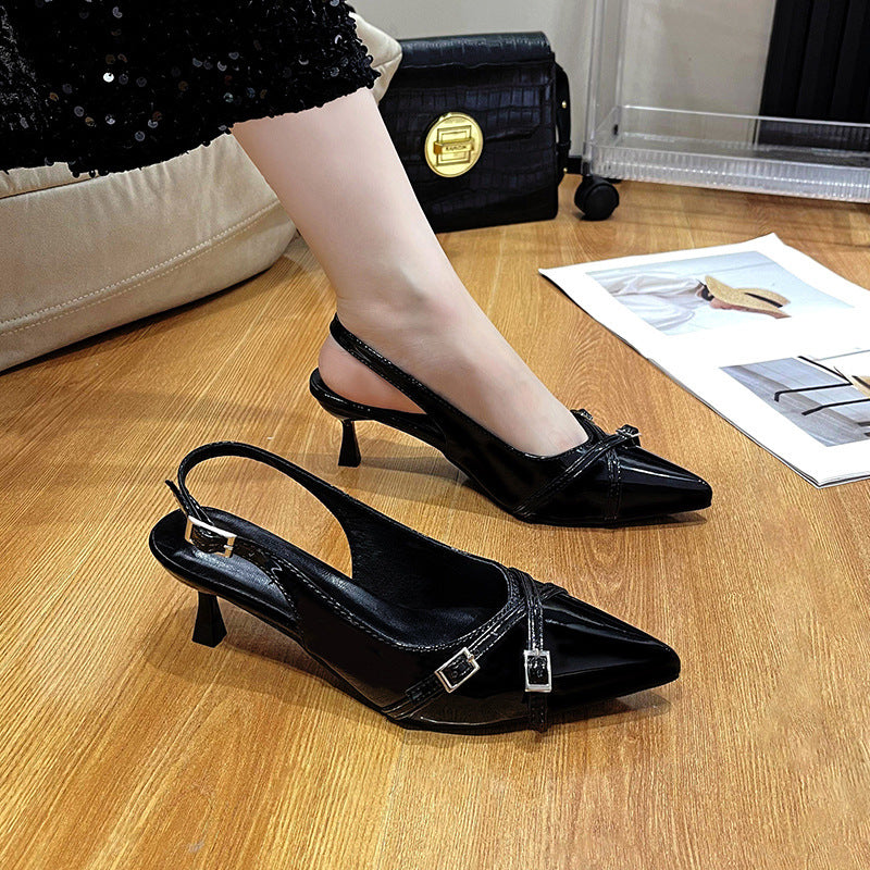 Women's Fashionable And Elegant Shoes With Buckle