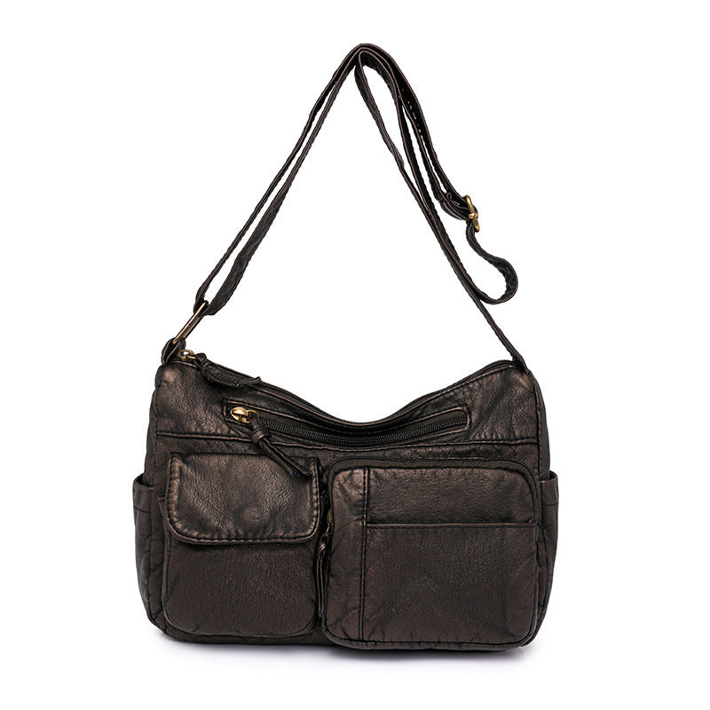 Washed High Quality Crossbody Bag Women's Fashion Trend