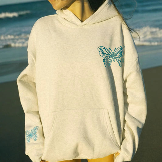 Fashionable Embroidered Sweater Pullover