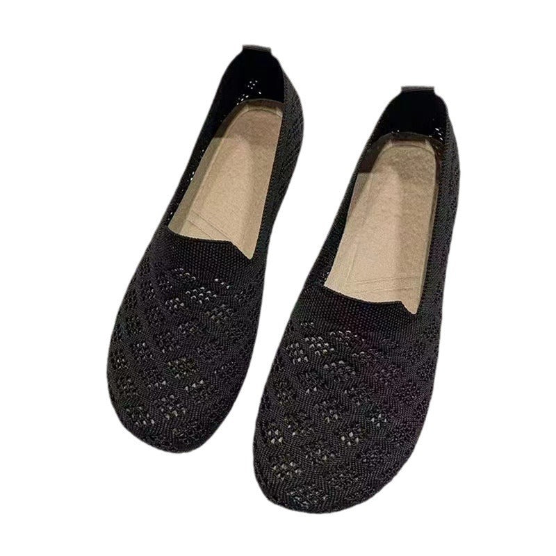 Women's Slip-on Fly-Knit Mesh Breathable Casual Shoes