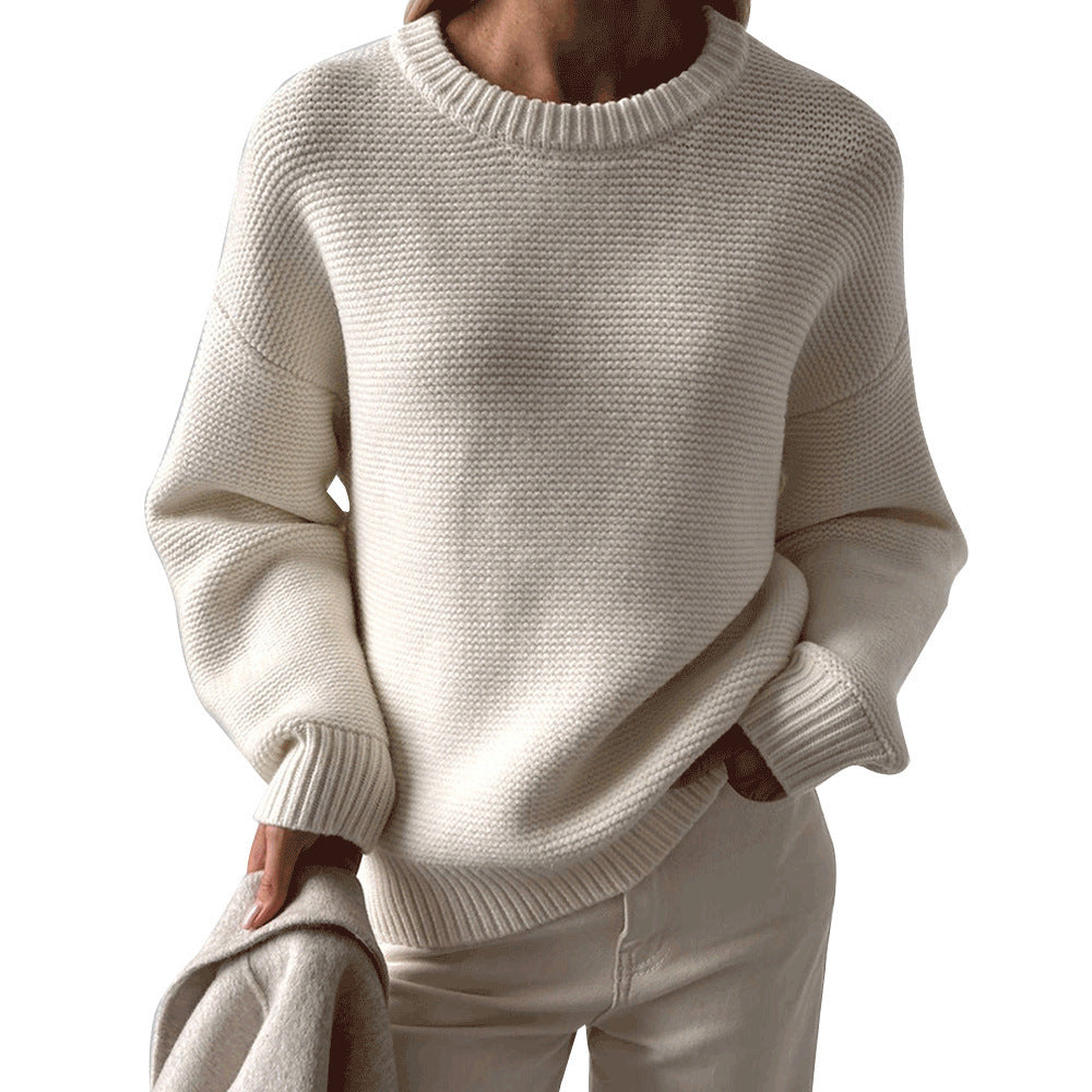 Women's Simple and Elegant Knitted Sweater