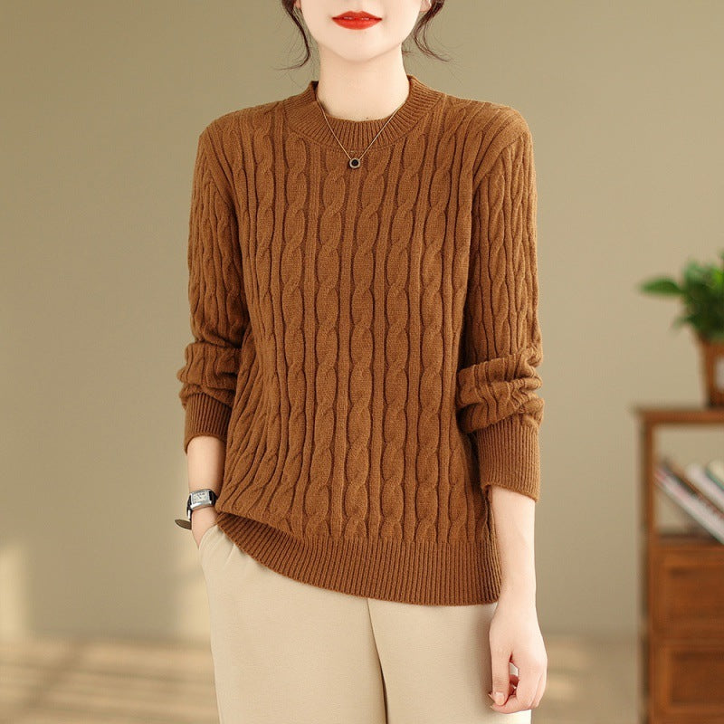 Western Style All-Match Outer and Inner Wear Sweater