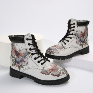 Women's Multi-Color Printed Fashion Martin Boots