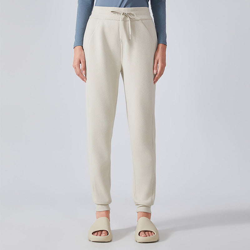 Fleece-Lined Warm All-Match Leisure Track Sweatpants