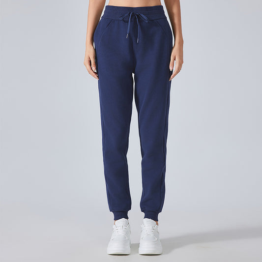 Fleece-Lined Warm All-Match Leisure Track Sweatpants