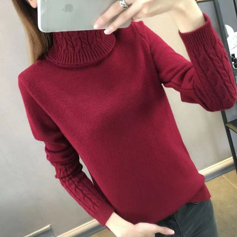 Women's Thickened Turtleneck Sweater Pullover