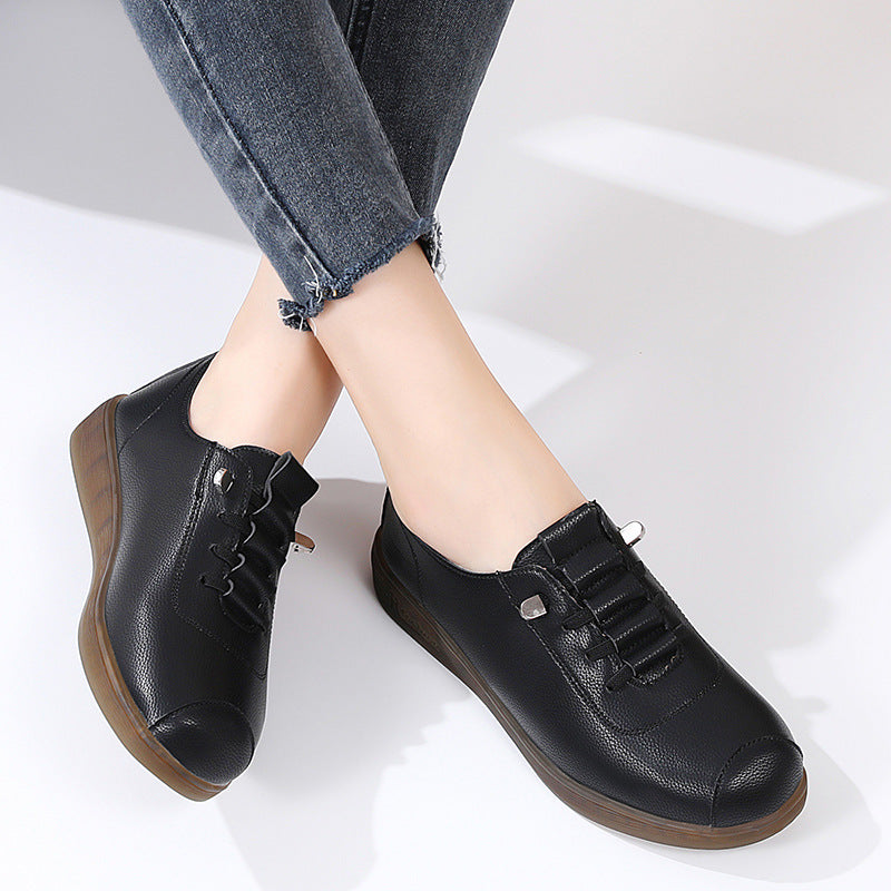 Casual Elastic Band Shoes with Tendon Bottom