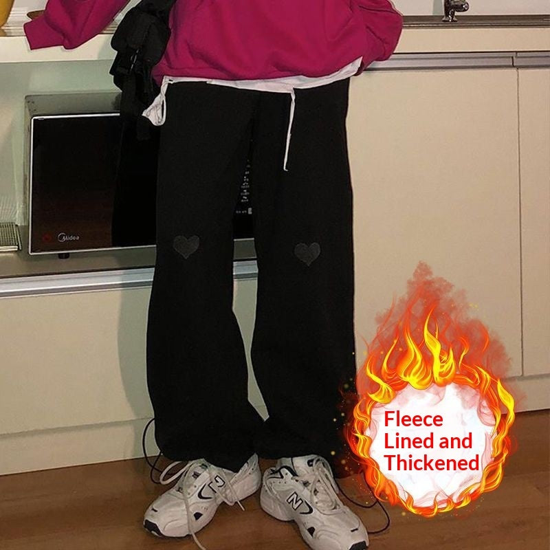 Ladies' Loose Thin High-waisted Sweatpants