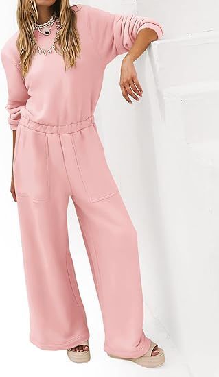 Leisure Long Sleeve Solid Color Backless Sweater Jumpsuit for Women