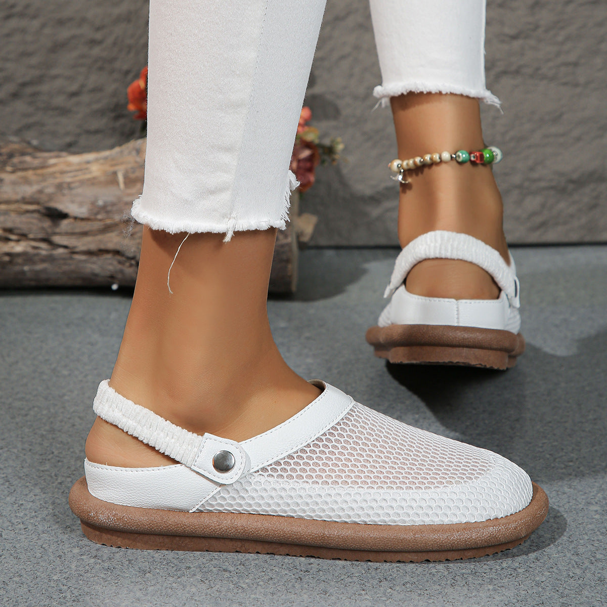 Fashionable New Mesh Closed-Toe Sandals for Women