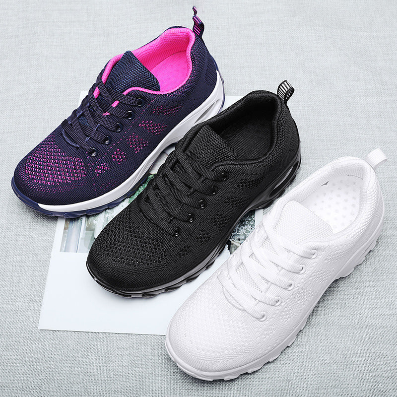 Women's Breathable Mesh Sports Shoes with Soft Sole