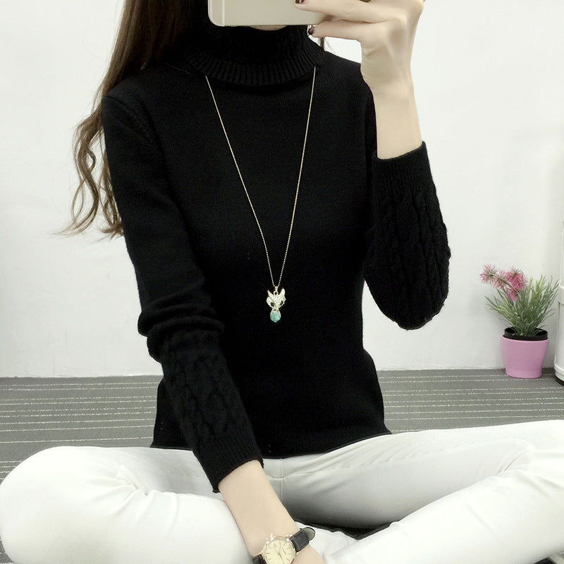 Women's Thickened Turtleneck Sweater Pullover