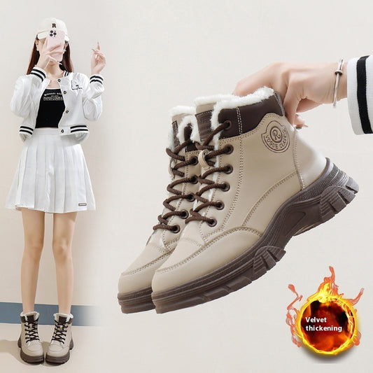 Winter Warm High-Top Snow Boots for Women