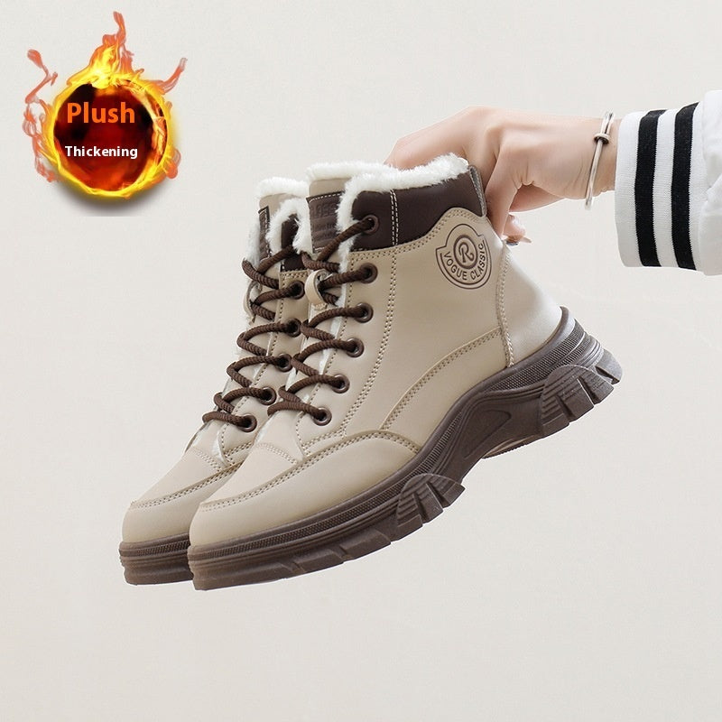 Winter Warm High-Top Snow Boots for Women